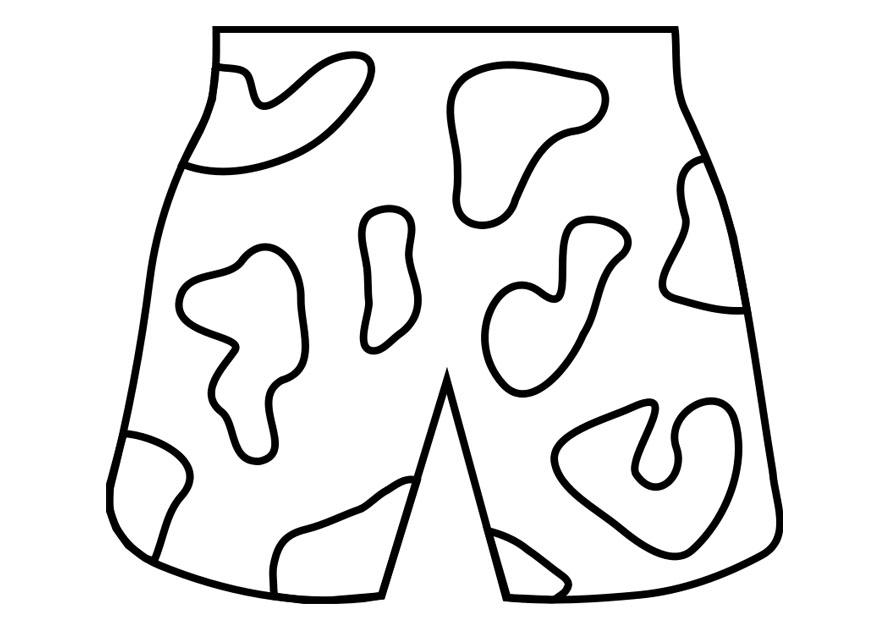 badehose Malvorlage badehose