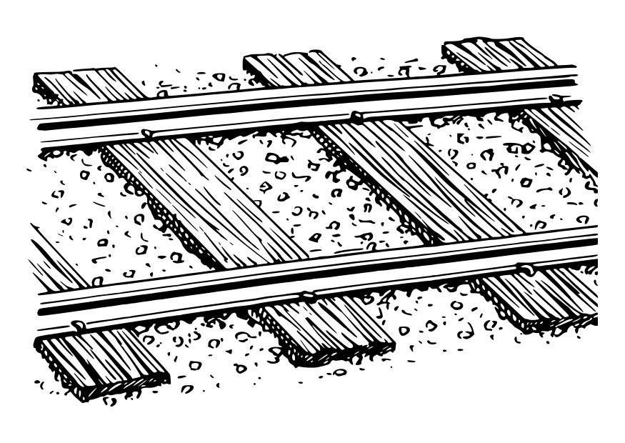 bahnschiene Malvorlage bahnschiene