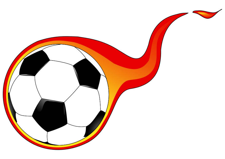 ball mit flamme Bild ball mit flamme