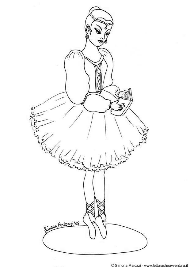 ballerina Malvorlage ballerina