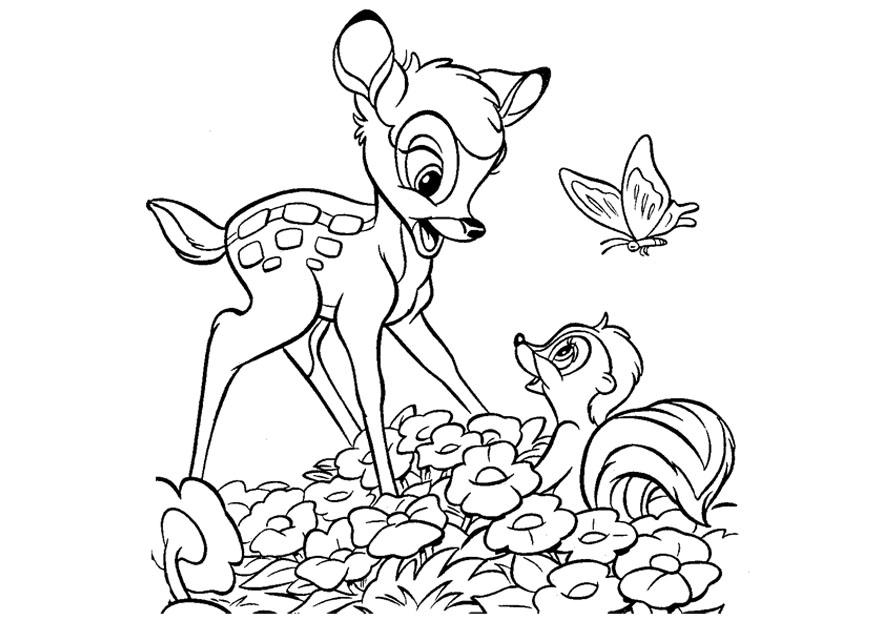 bambi Malvorlage bambi