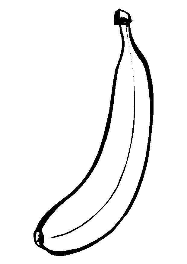 Malvorlage banane