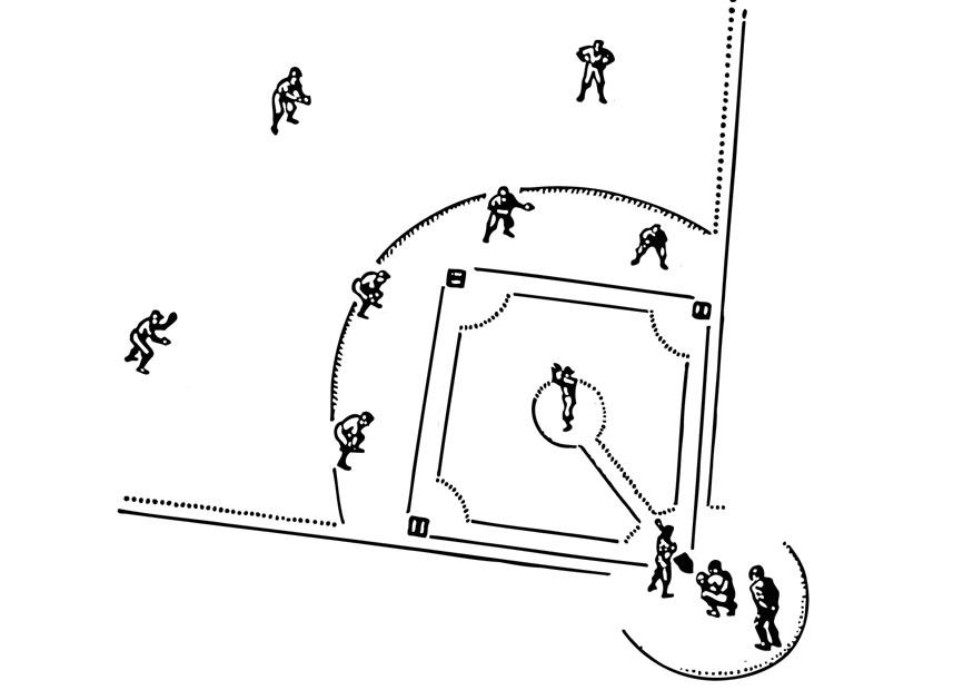 baseball Malvorlage baseball