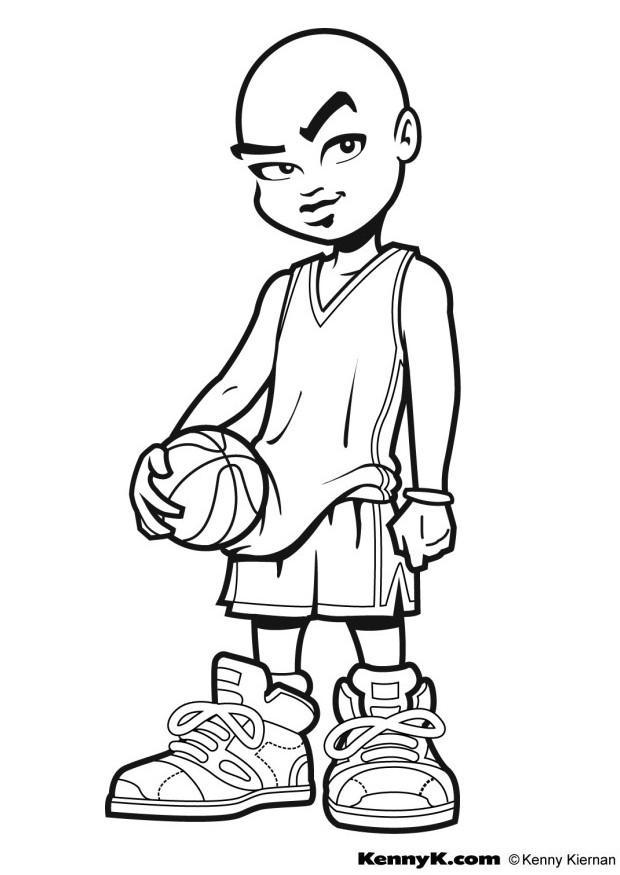 basketball Malvorlage basketball
