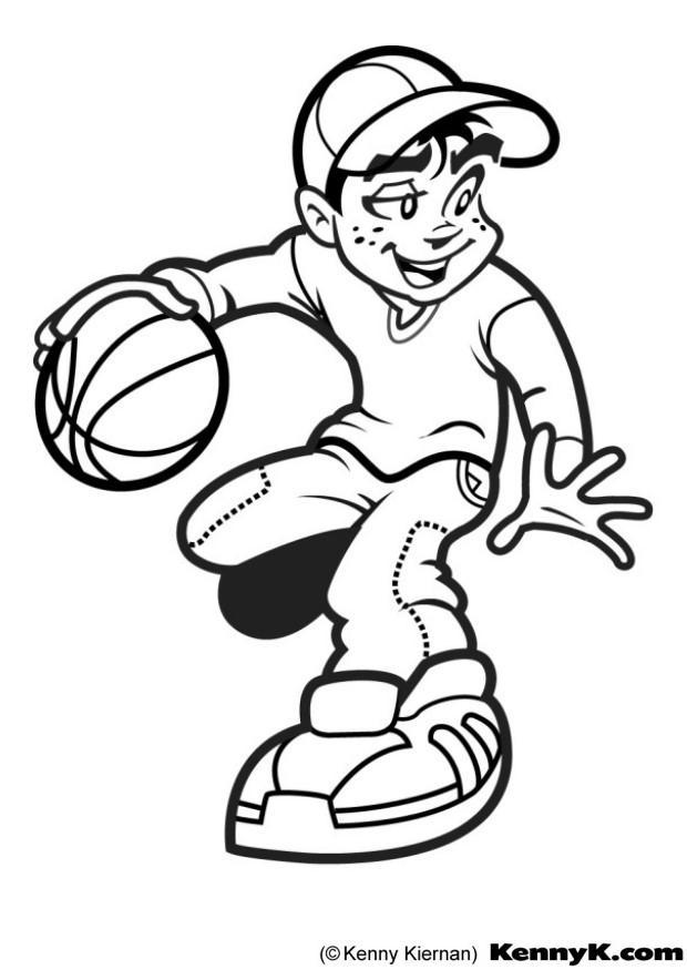 basketball Malvorlage basketball