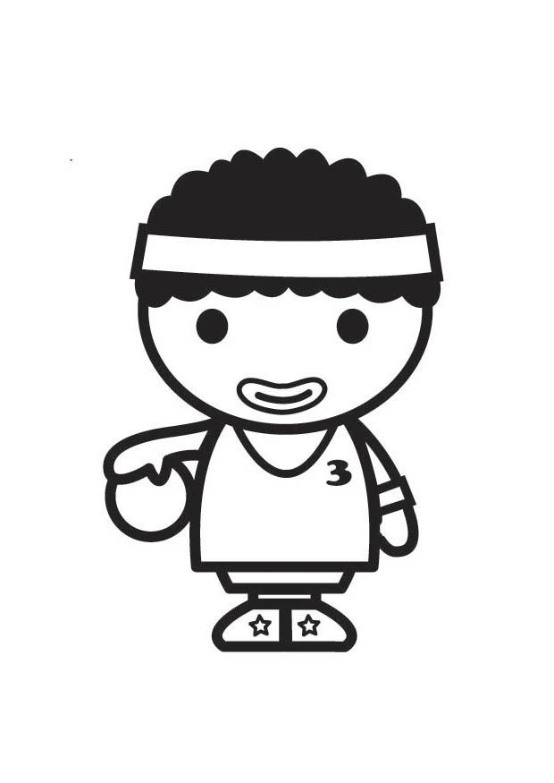 basketballspieler Malvorlage basketballspieler