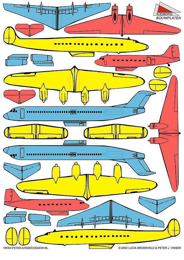 Basteln flugzeuge teil 1