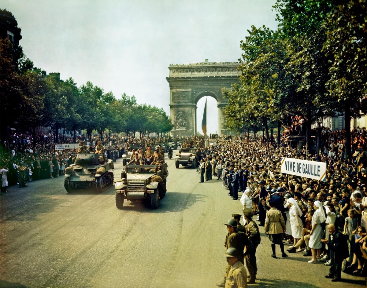 befreiung von paris Foto befreiung von paris