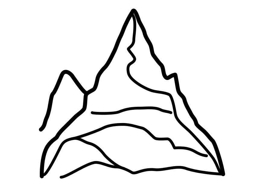 berg Malvorlage berg