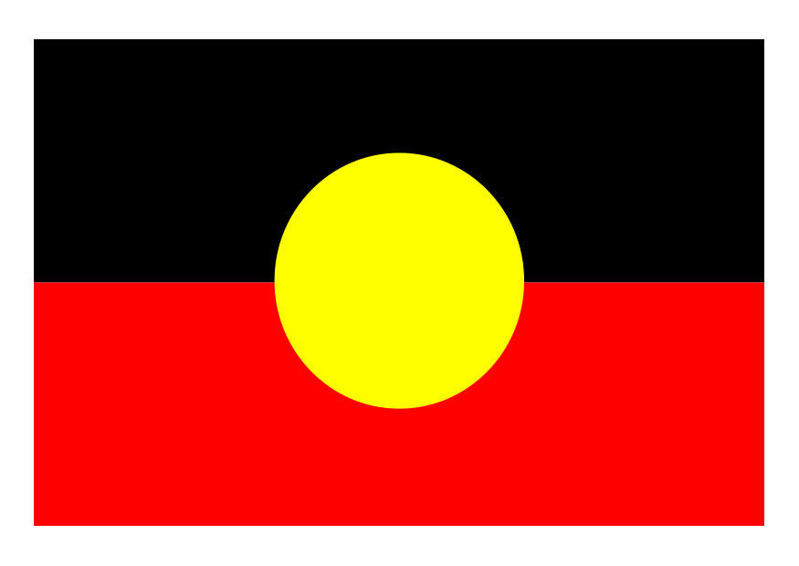 Bild aboriginale flagge