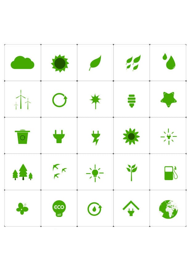 Bild A¶kologische icons