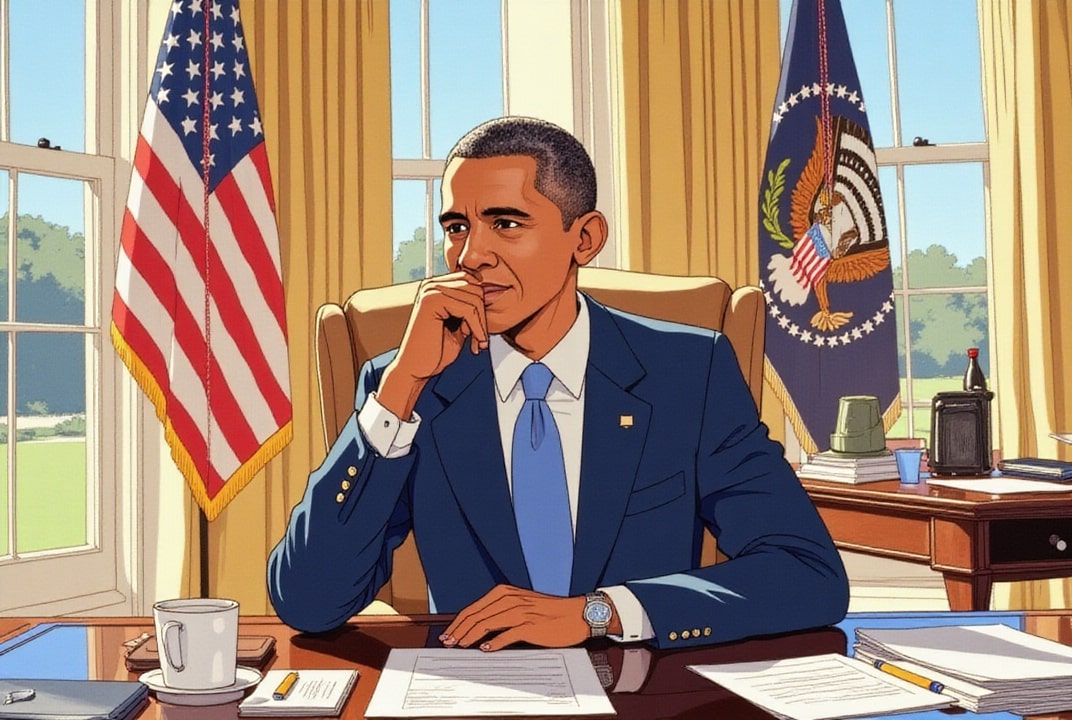 Bild prA¤sident obama im oval office