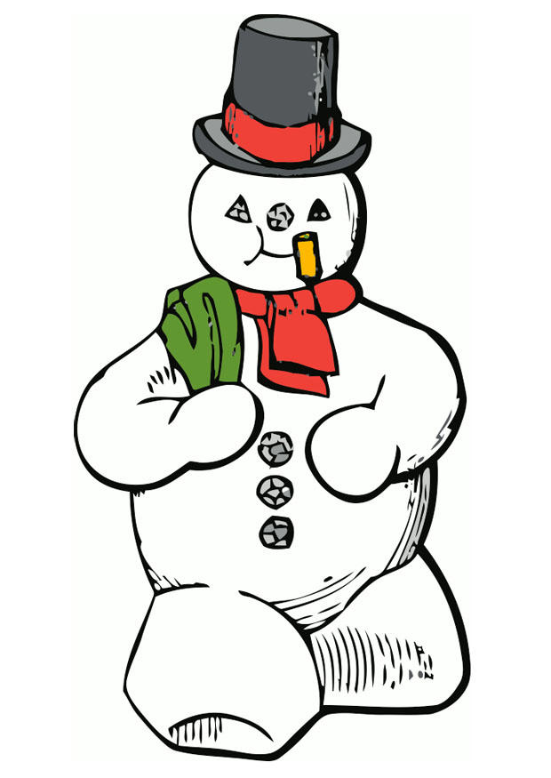 Bild schneemann 