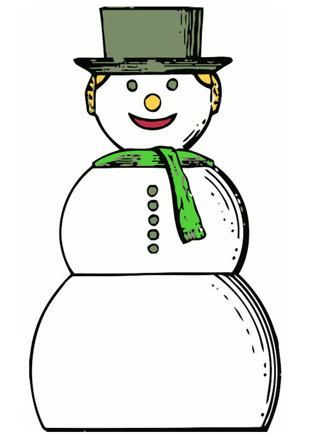 Bild schneemann 