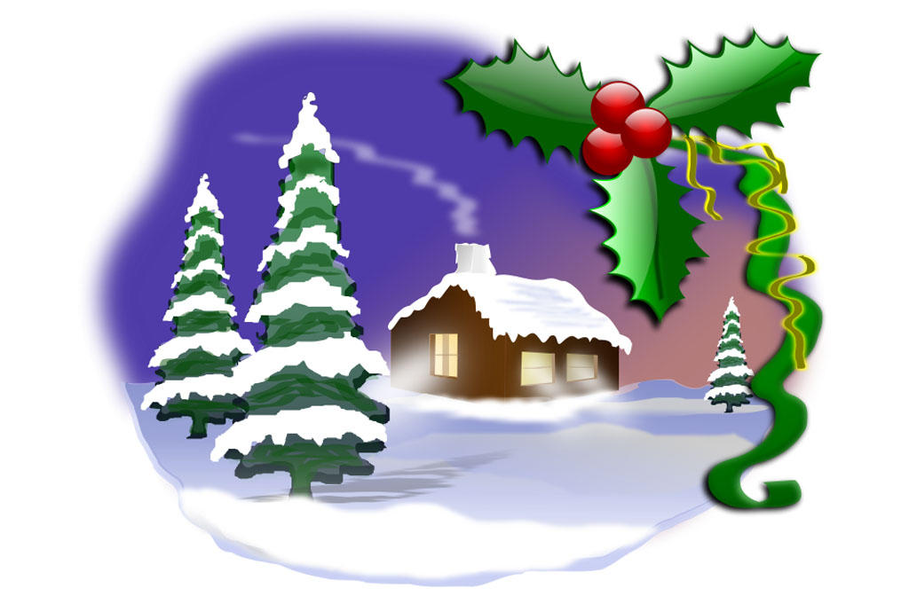 Bild weihnachtslandschaft