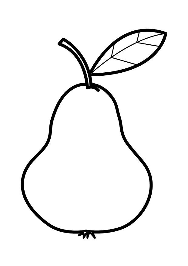 birne Malvorlage birne