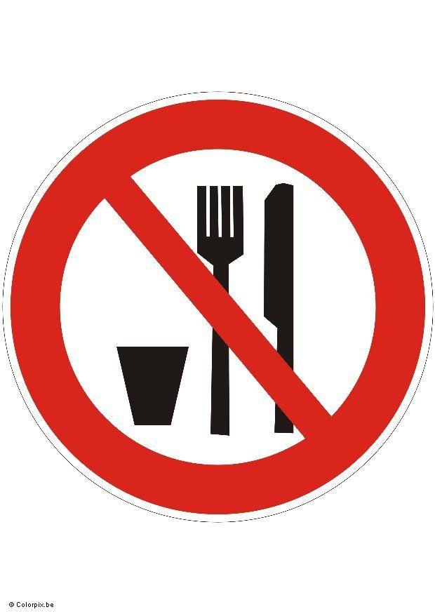 bitte nicht essen oder trinken Bild bitte nicht essen oder trinken