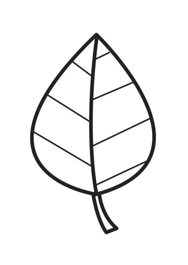 Malvorlage blatt
