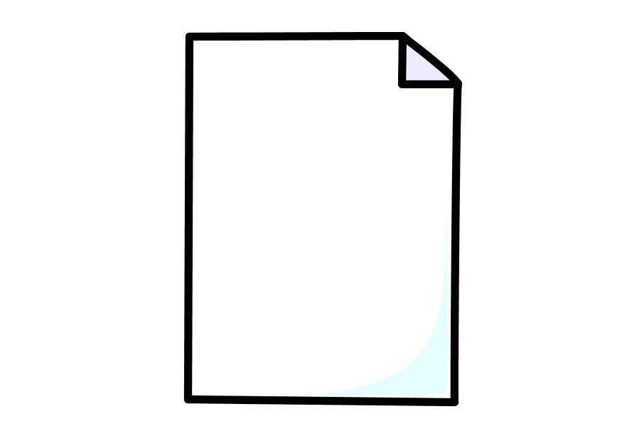 blatt papier Malvorlage blatt papier