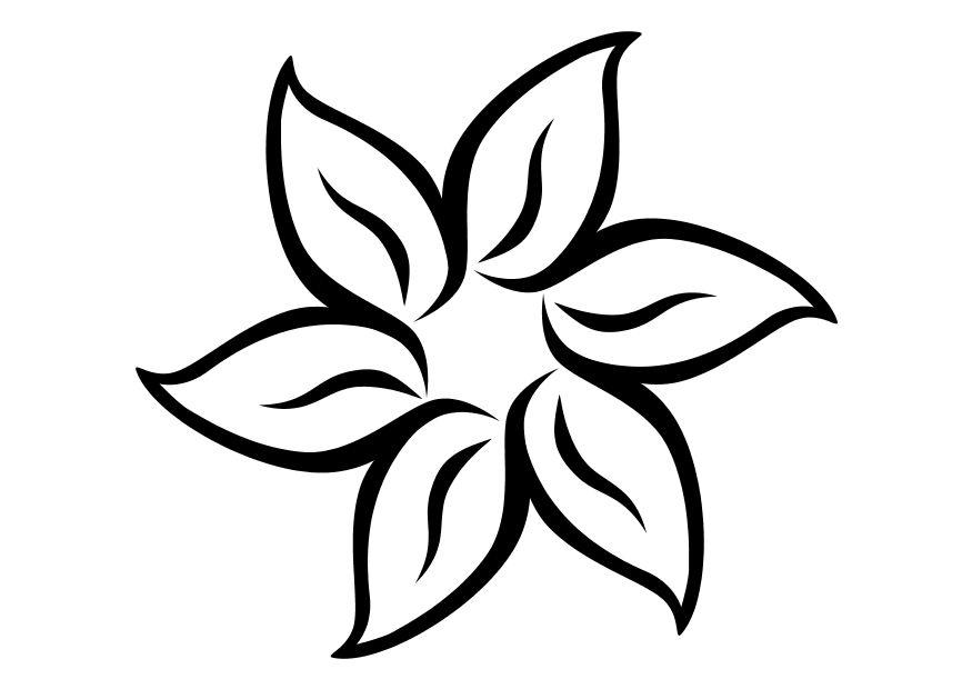 Malvorlage blume
