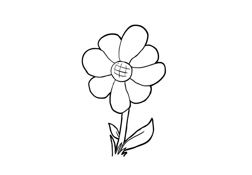 Malvorlage blume