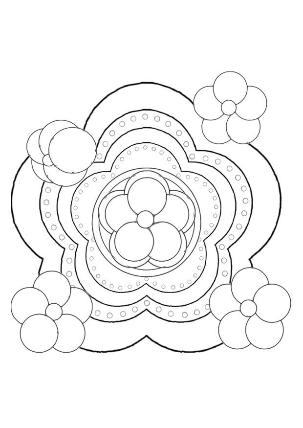Malvorlage blume