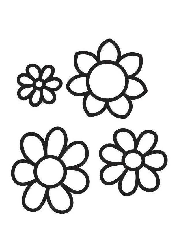 Malvorlage blumen