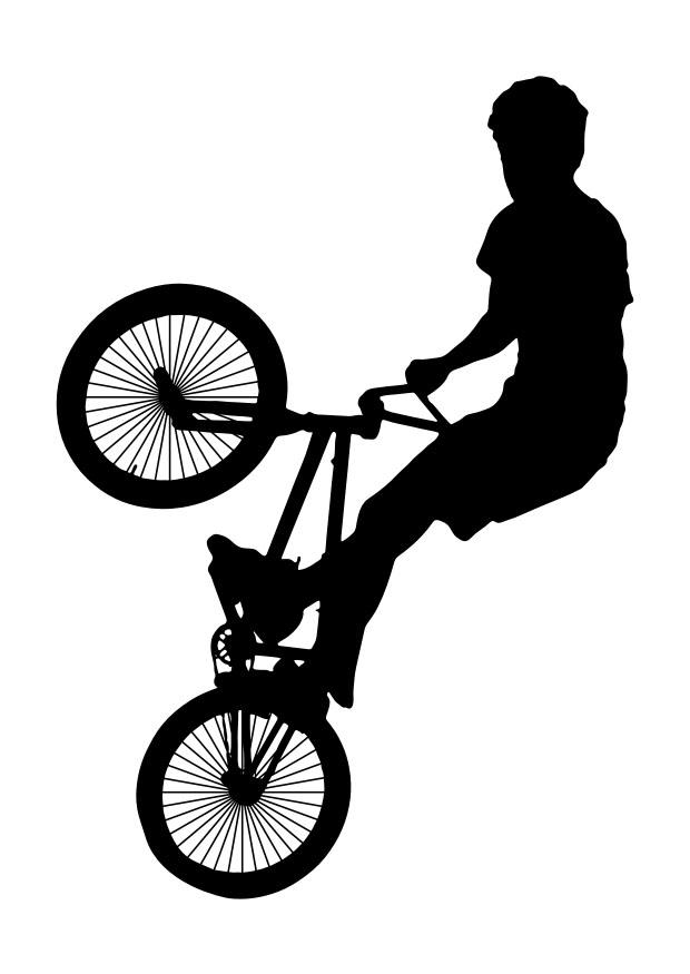 bmx Malvorlage bmx