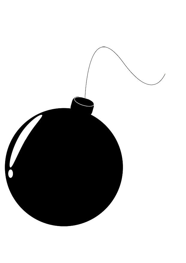bombe Malvorlage bombe