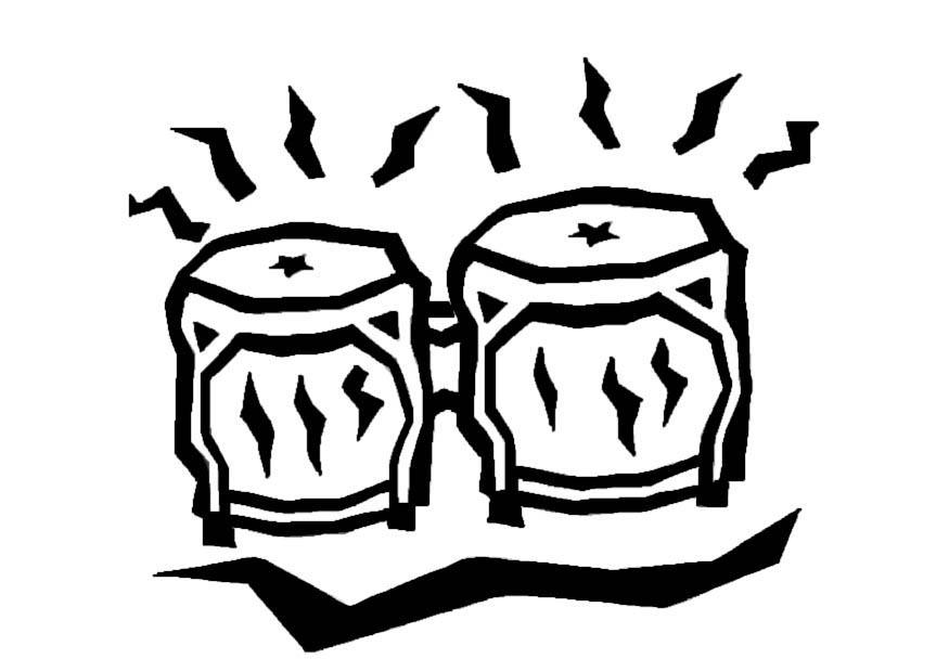bongos Malvorlage bongos