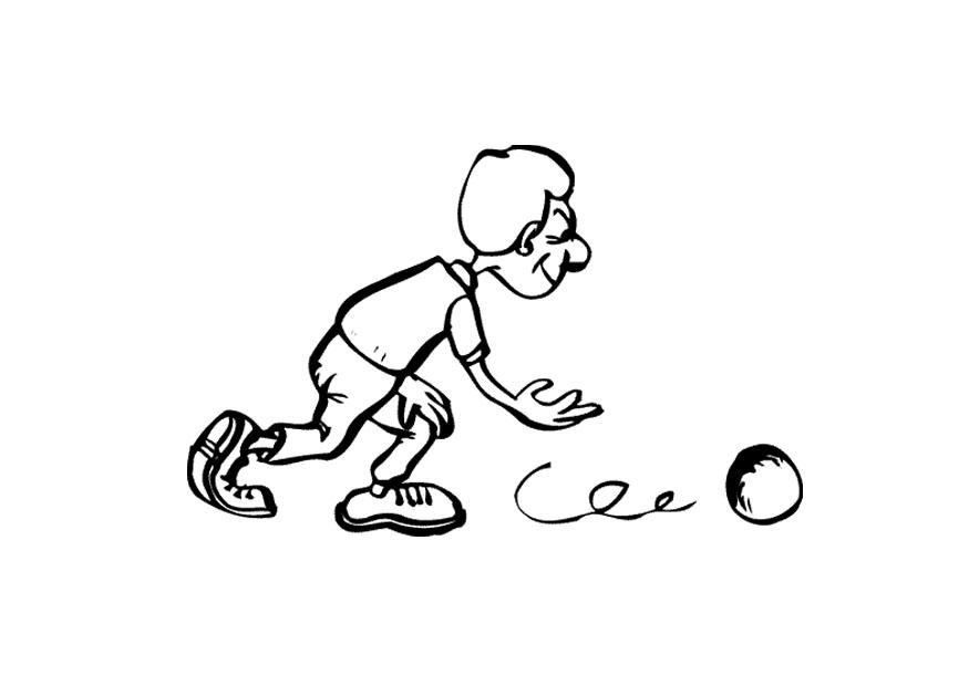 Malvorlage bowling