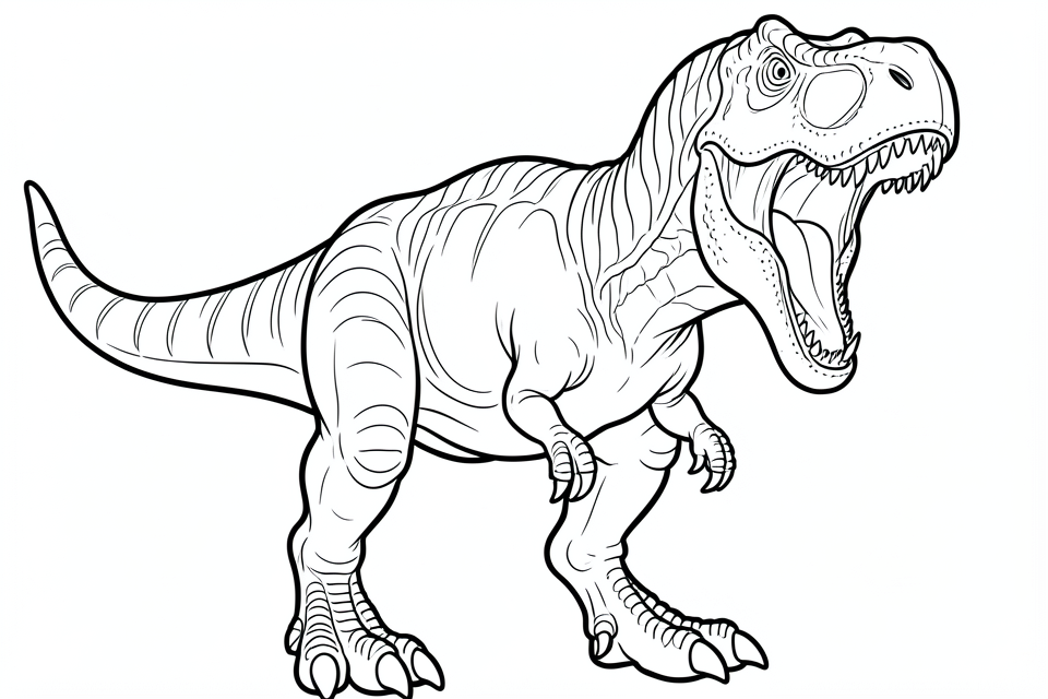 brA¼llender t-rex Malvorlage brA¼llender t-rex