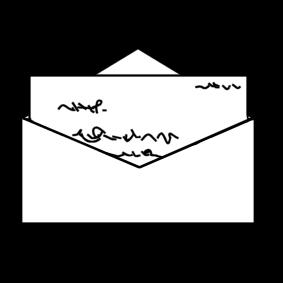brief Malvorlage brief