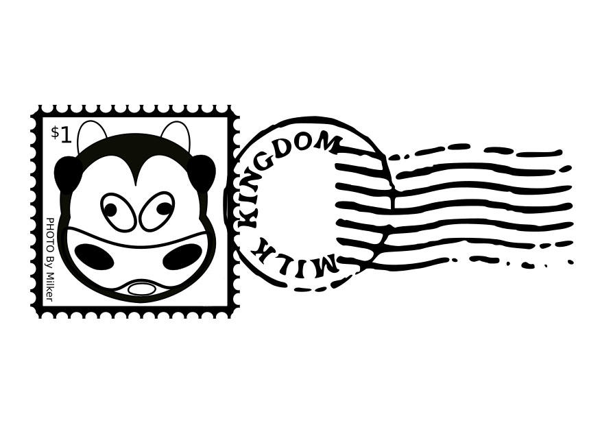 briefmarke Malvorlage briefmarke
