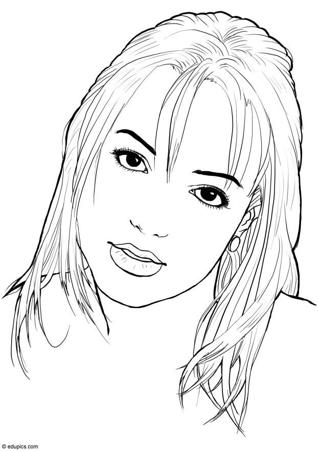 Malvorlage britney spears