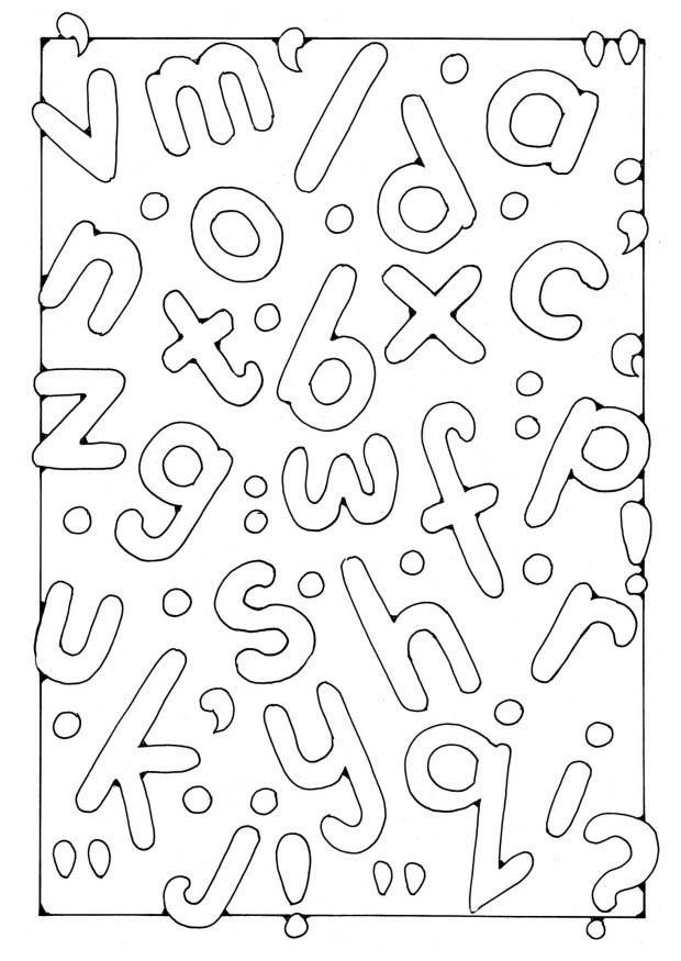 buchstaben Malvorlage buchstaben