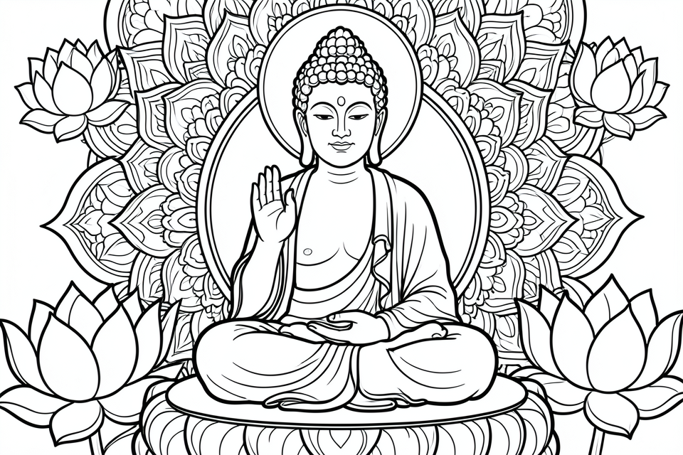 buddha akshobya Malvorlage buddha akshobya