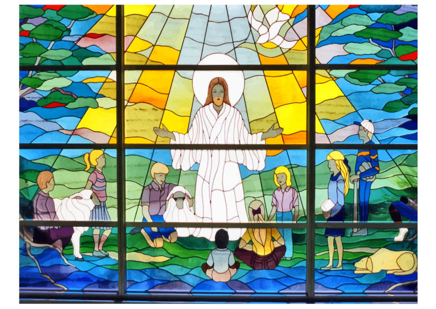 buntglas Bild buntglas