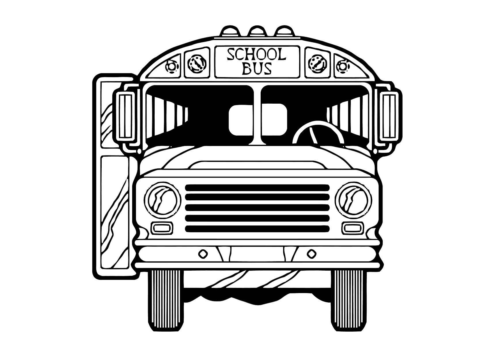 bus Malvorlage bus