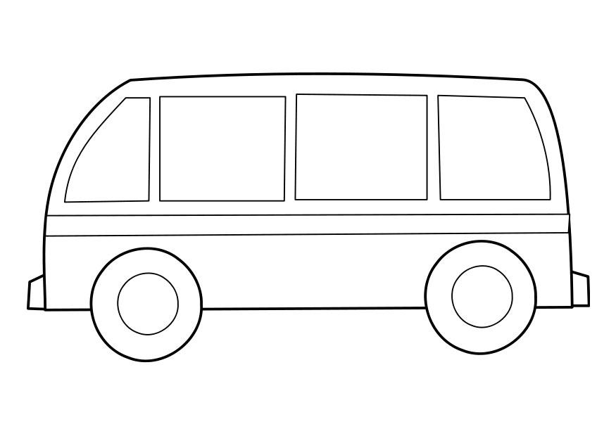 bus Malvorlage bus