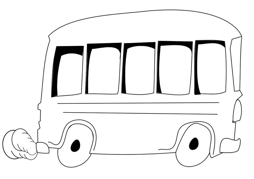 bus Malvorlage bus