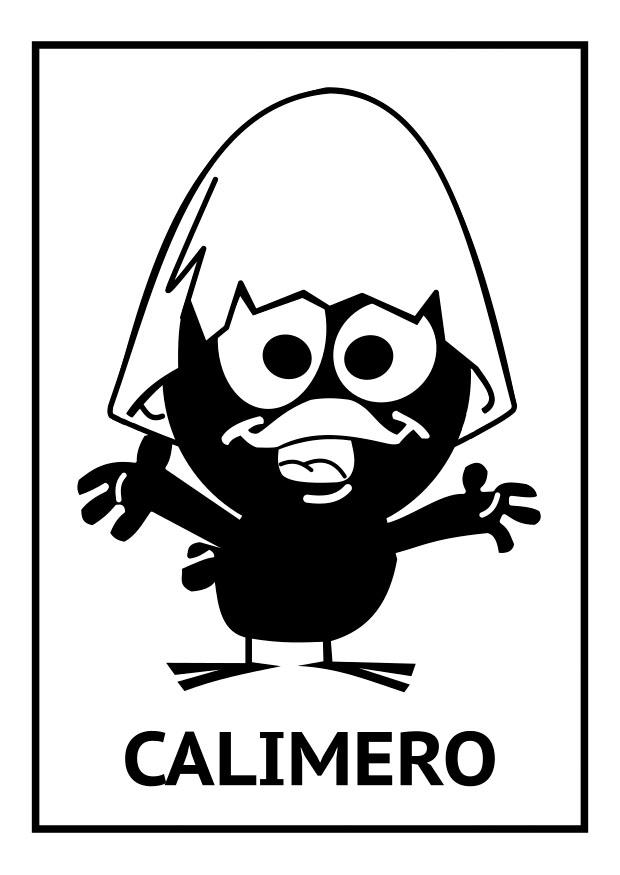 Malvorlage calimero