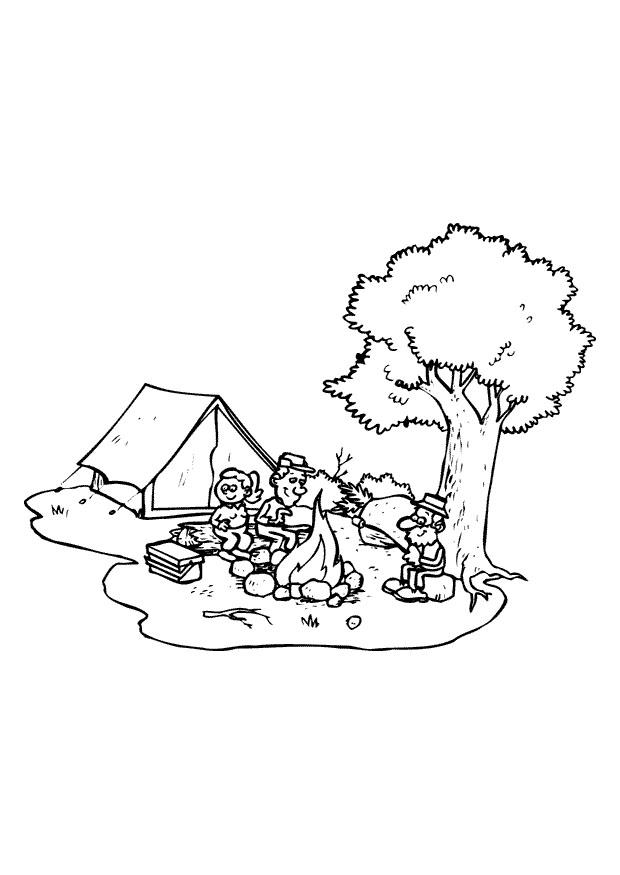 campen Malvorlage campen