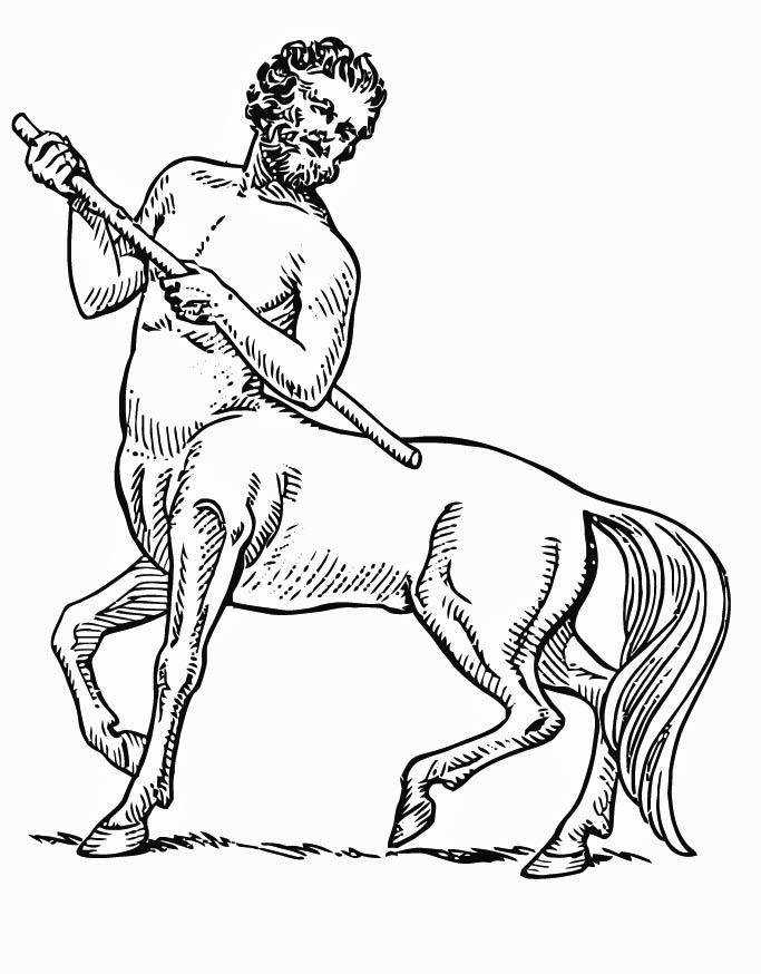 centaur Malvorlage centaur