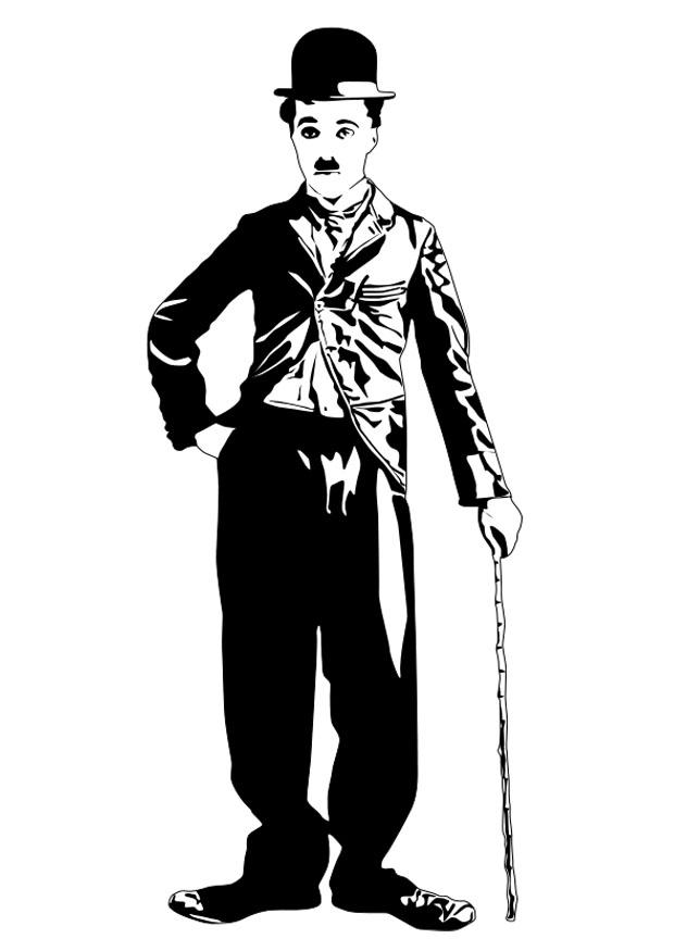 charlie chaplin Malvorlage charlie chaplin