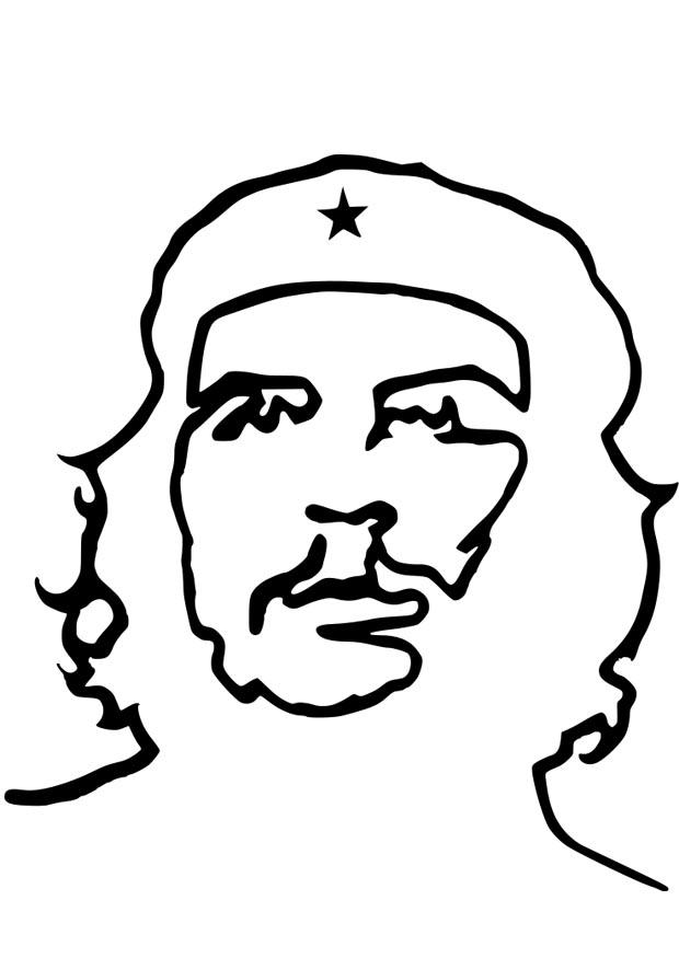 Malvorlage che guevara