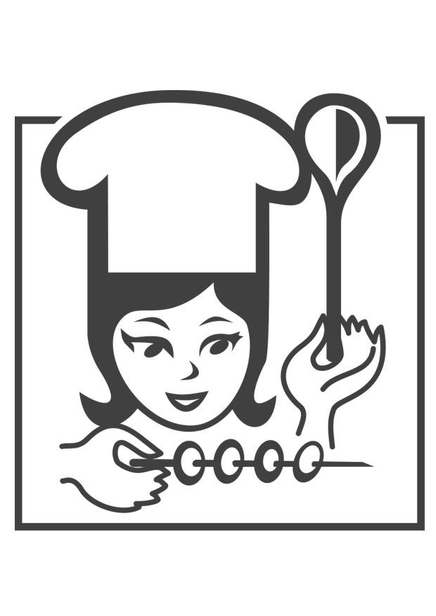 chefkA¶chin Malvorlage chefkA¶chin