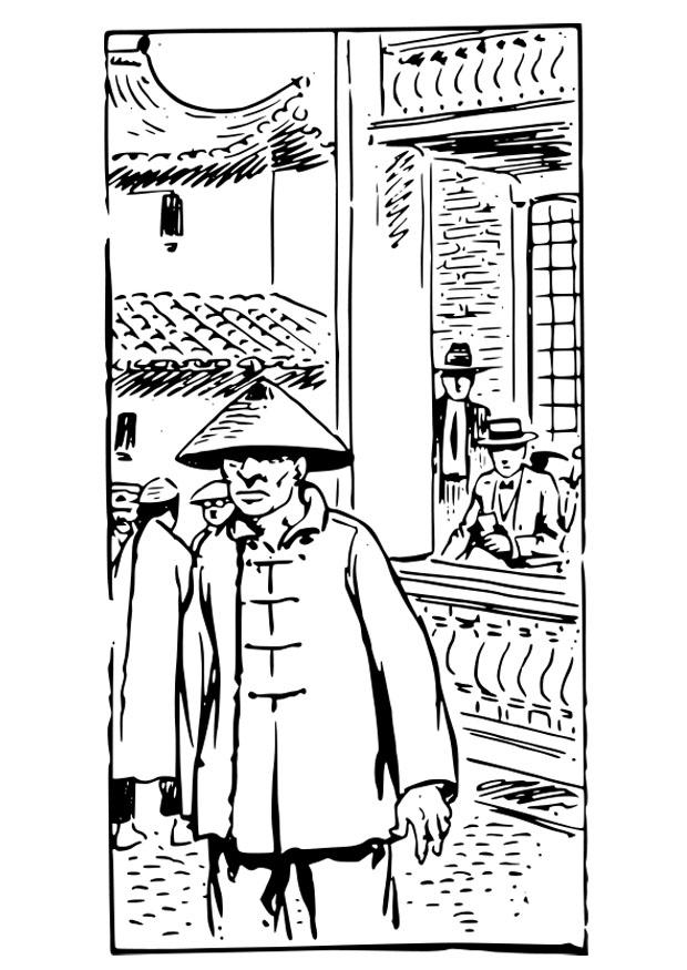 chinese Malvorlage chinese