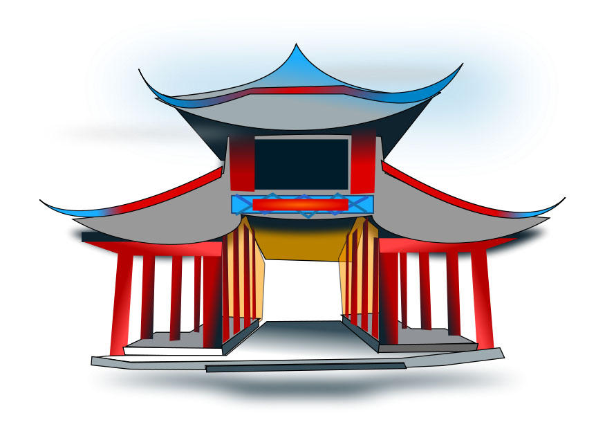 chinesisches gebA¤ude Bild chinesisches gebA¤ude