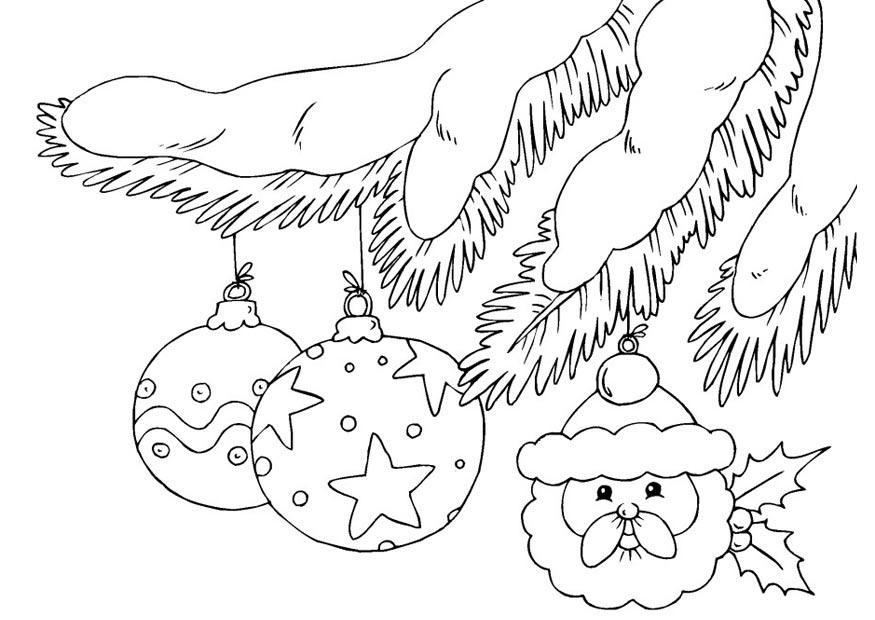 christbaumkugeln Malvorlage christbaumkugeln